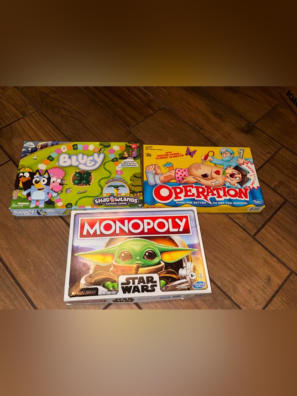 Children’s board game bundle (3) games
